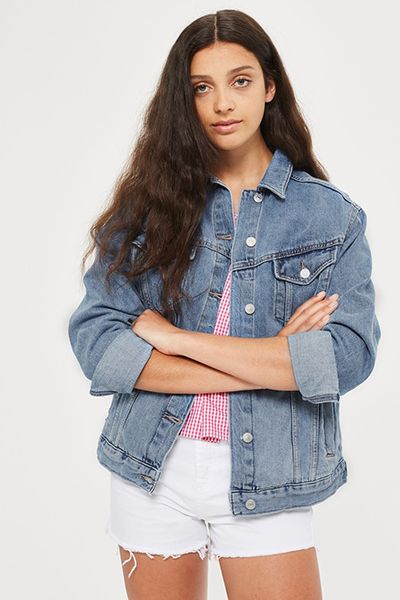 Oversized Denim Jacket from Topshop