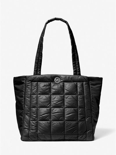 Lilah Large Quilted Recycled Polyester Tote Bag