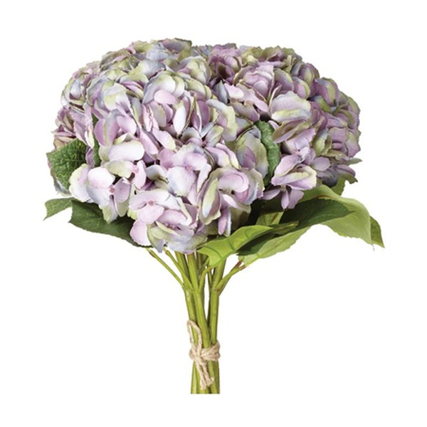 Faux Faded Mophead Hydrangea Bunch from OKA