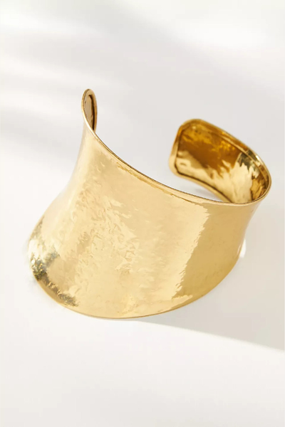 Asymmetrical Metal Cuff Bracelet from Anthropologie 