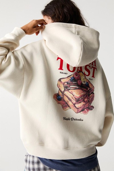 French Toast Hoodie from Pull & Bear