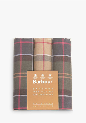 Tartan Check Cotton Handkerchiefs from Barbour