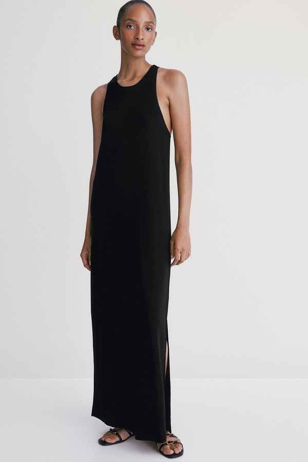 Long Halter Dress from Massimo Dutti