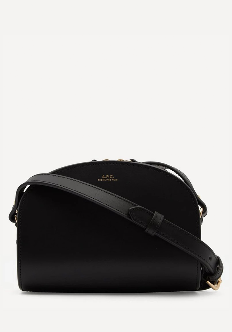 Mini Leather Demi-Lune Bag from A.P.C.