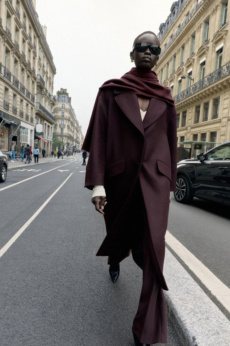 Oversized Long Coat from Zara