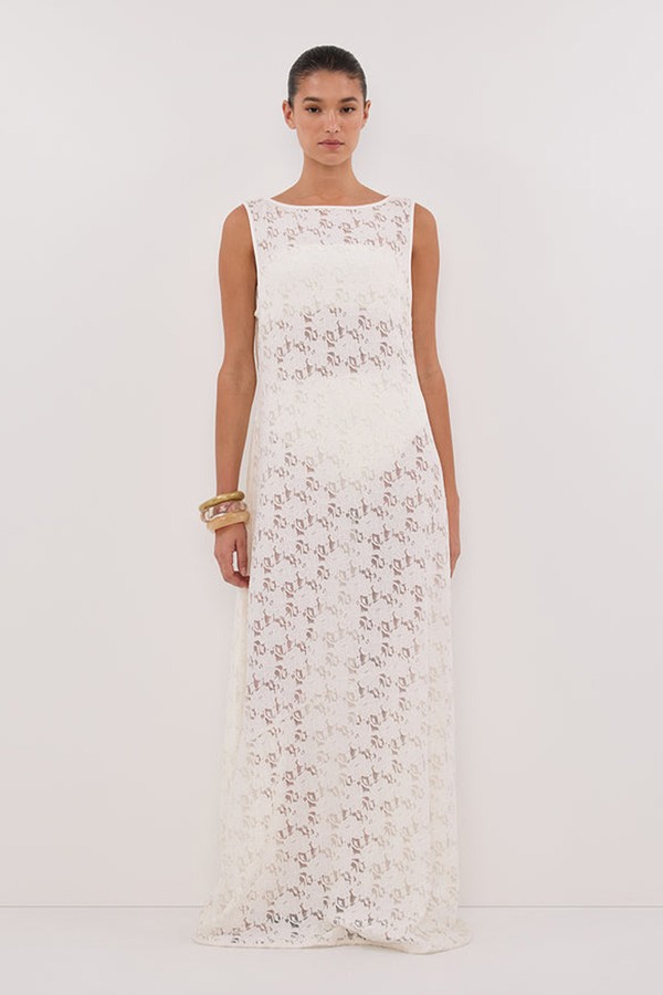 Loula Lace Midi Dress from DISSH