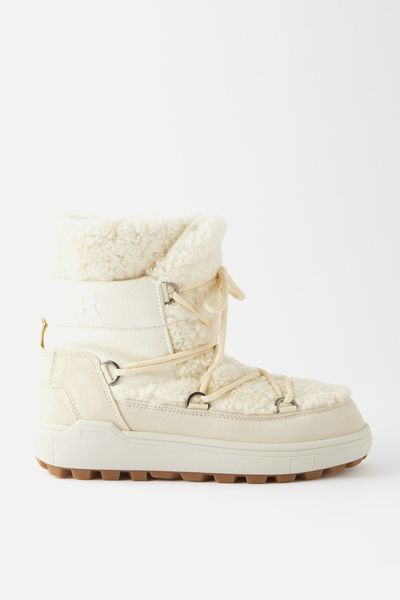 Chamonix Shearling, Leather & Suede Snow Boots  from Bogner