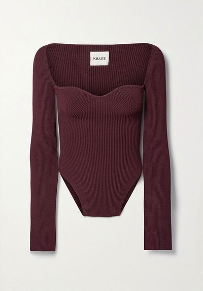 Maddy Ribbed Knit Sweater