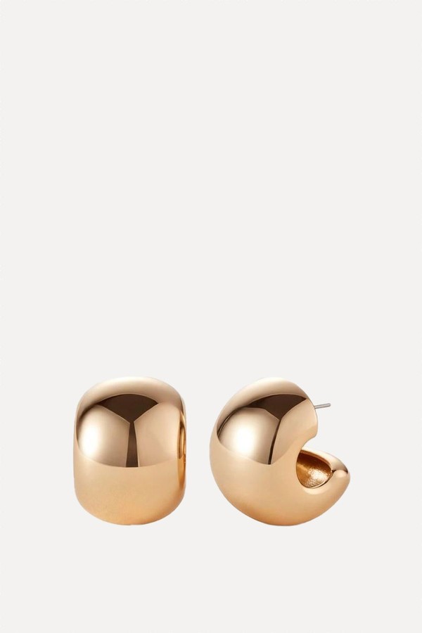 14ct Gold-Plated Gemma Hoop Earrings