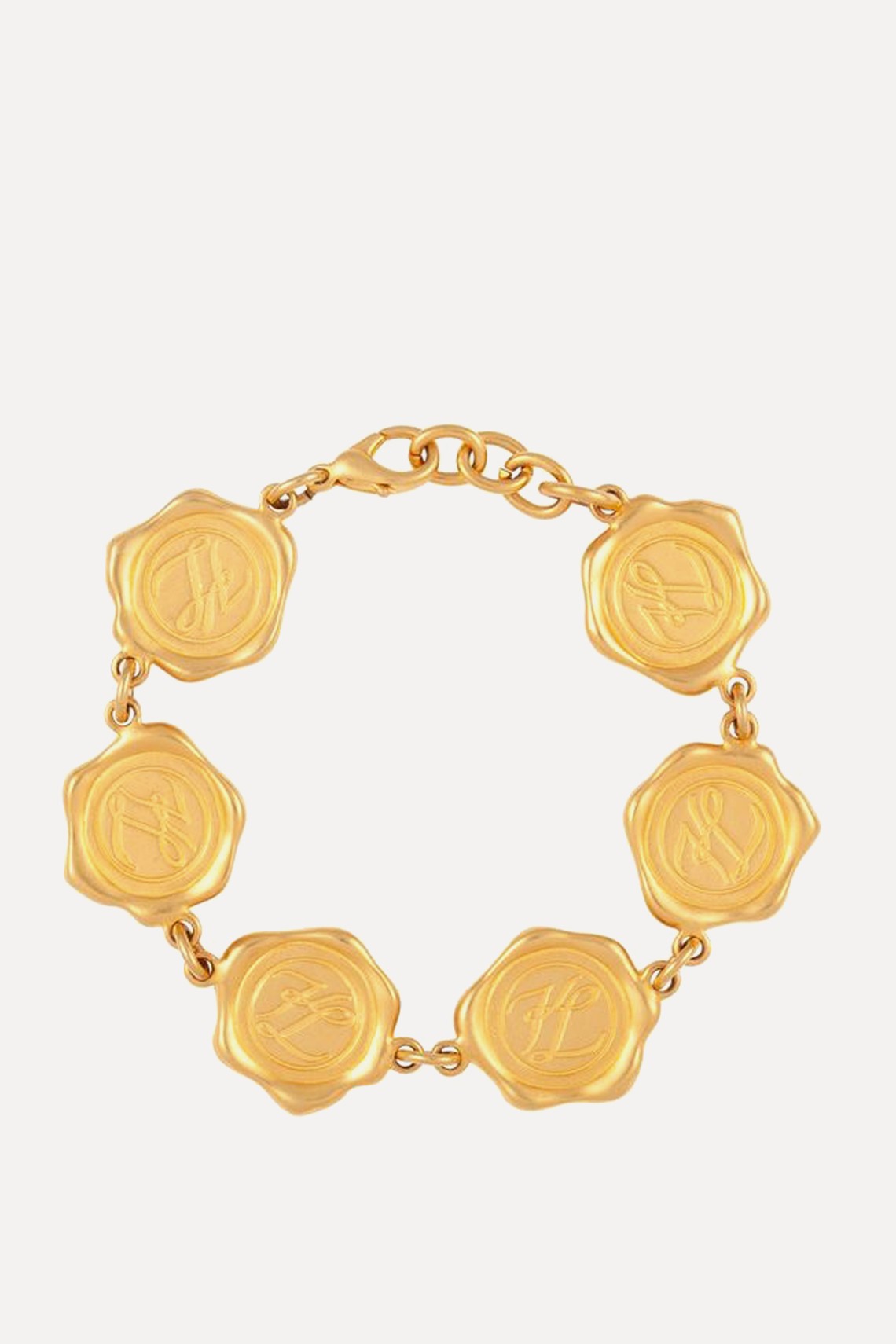 1980s Vintage Medallion Bracelet  from Karl Lagerfeld