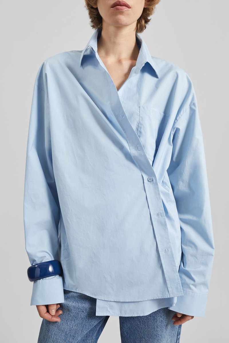 Ornella Side Button-Up Shirt