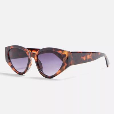 Dion Tortoiseshell and Navy Sunglasses from Topshop