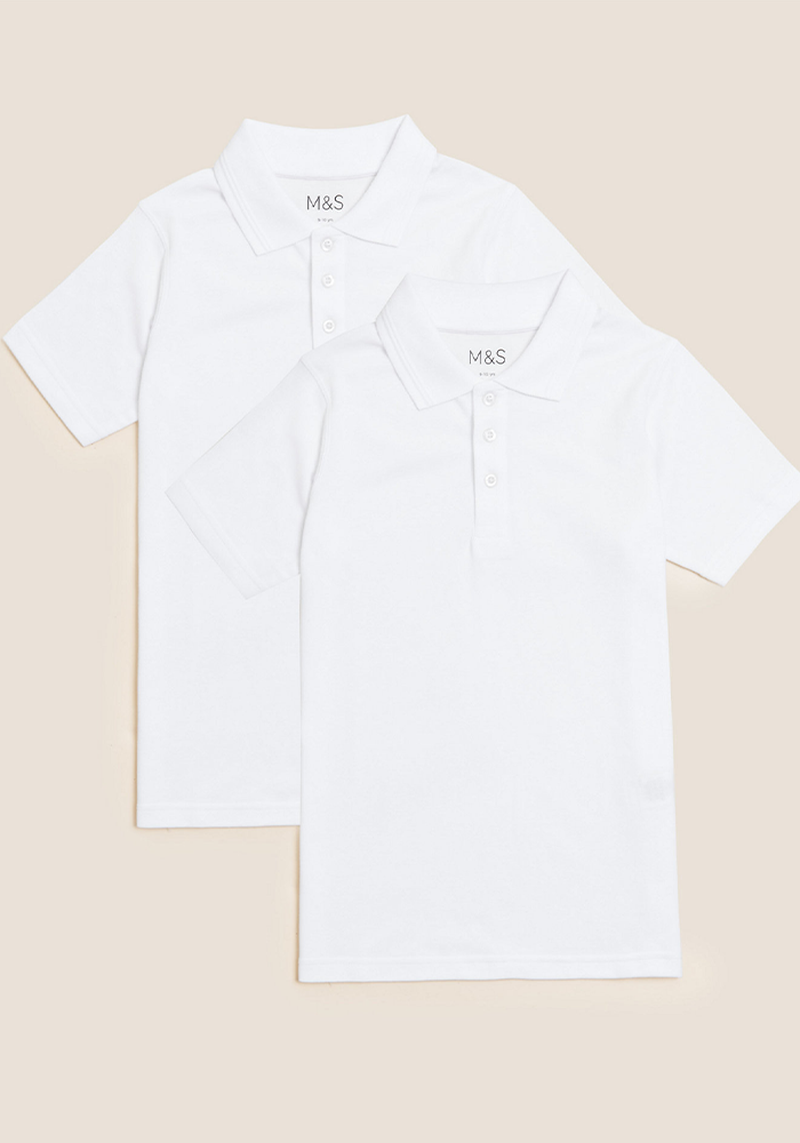 Slim Fit School Polo Shirts