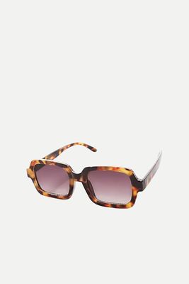 Kaiia Tort Frame Rectangle Sunglasses 
