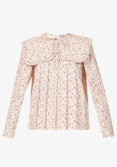 Margaret Floral-Print Cotton Top from Andion