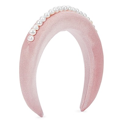 Lady Di Pink Velvet Headband from Wald Berlin