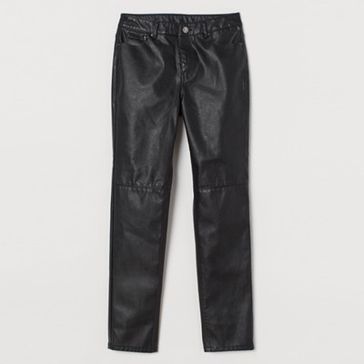 Imitation Leather Trousers from H&M