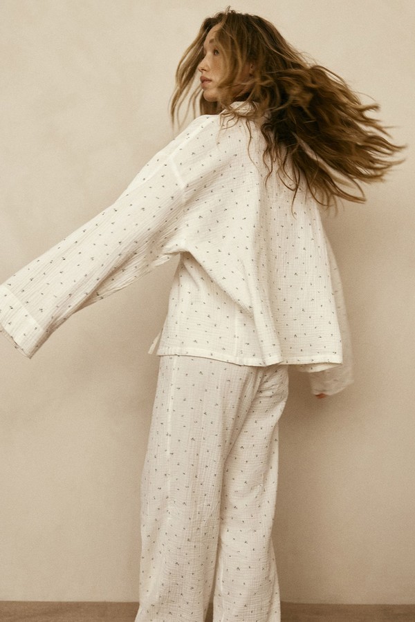 Cotton Muslin Pyjamas from H&M