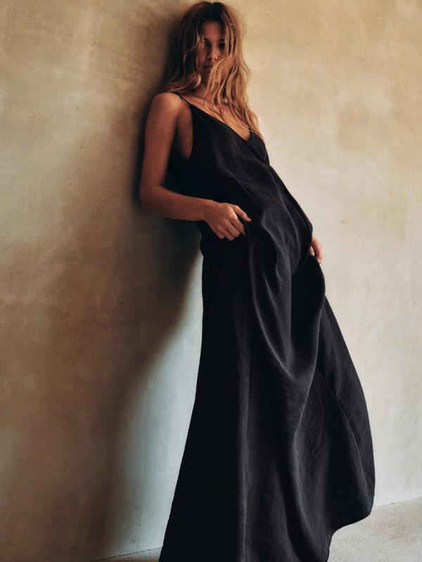 The Round Up: Black Midi Dresses