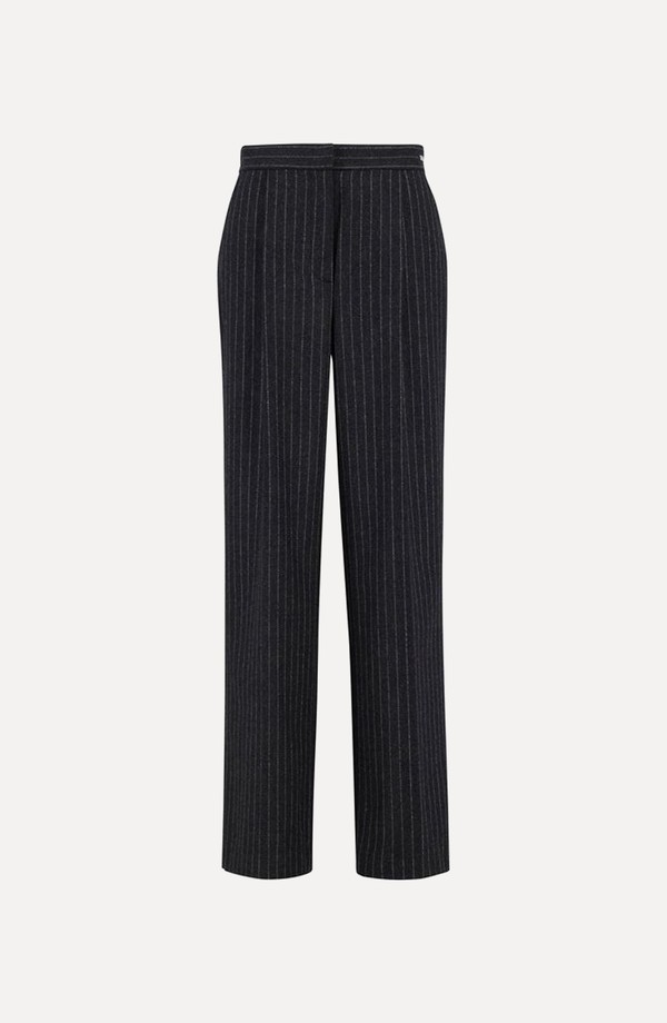 Blakely Striped Wide-Leg Trousers