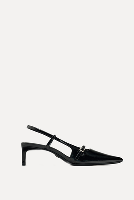 Slingback Shoes With Buckled Strap from Zara