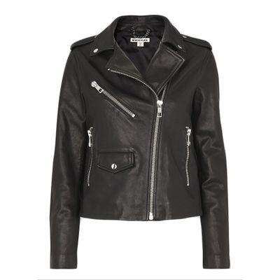Agnes Pocket Leather Jacket from Whistles