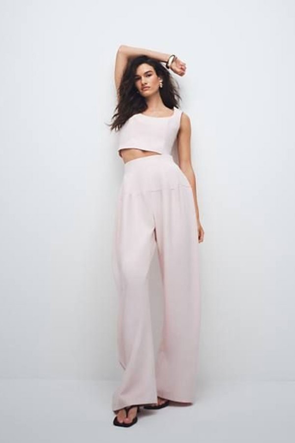 Tailored Snatch Waist Wide Leg Trousers  from ASOS DESIGN 