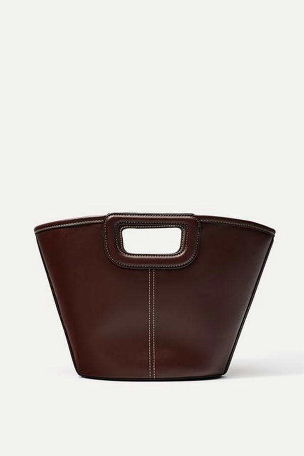 Topstitched Tote Bag