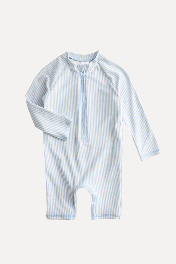 Striped Long Sleeve Swimsuit from Marks & Spencer