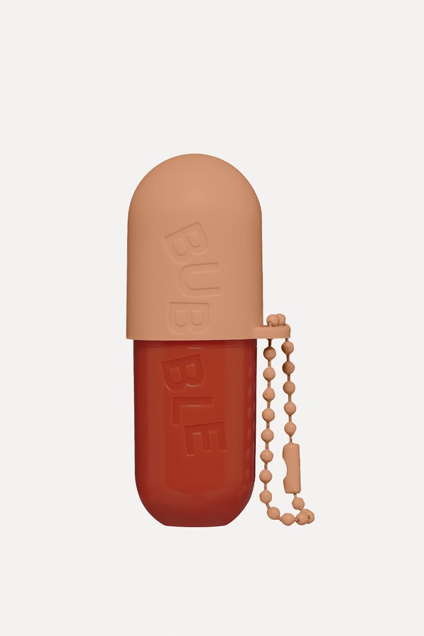 Tell All Pumpkin Spice Lip Balm Keychain from Bubble Skincare