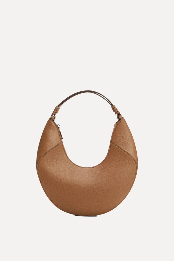 Lolo Medium Crescent Moon Shoulder Bag from Mango