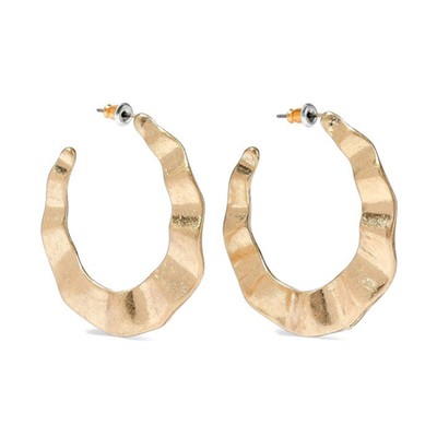 Gold-Tone Hoop Earrings from Kenneth Jay Lane