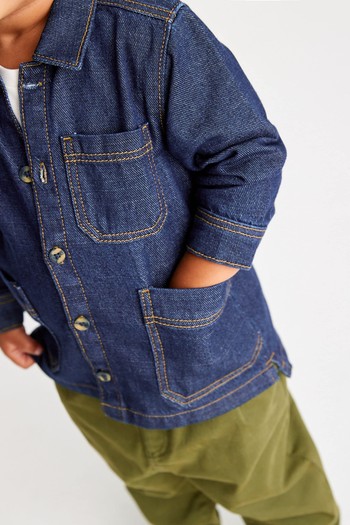 Denim Rinse Shacket