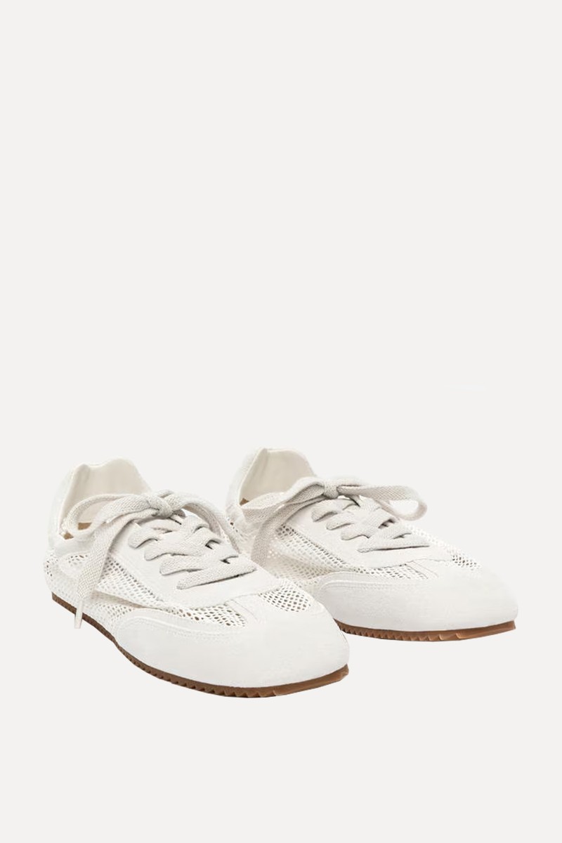Mesh-Suede Trainers from Arket