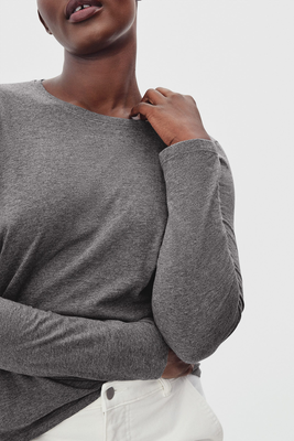 The Organic Cotton Long-Sleeve Crew from Everlane