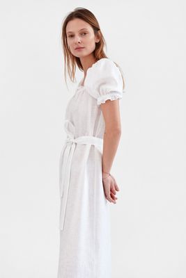 Maxi Dress Brigitte in White