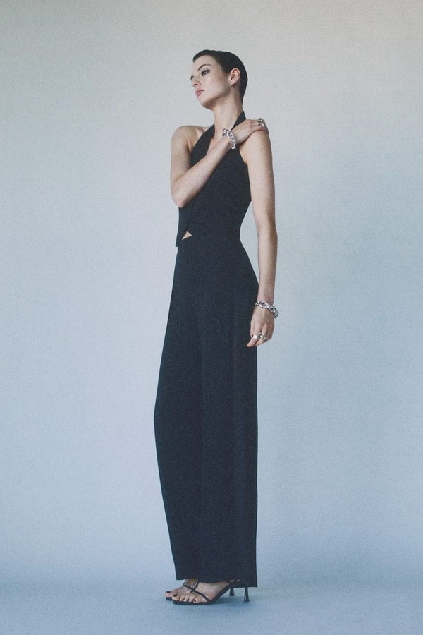 Wide Leg Suit Trousers from Mango
