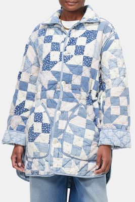 Patchwork Padded Cotton Jacket. from Polo Ralph Lauren 