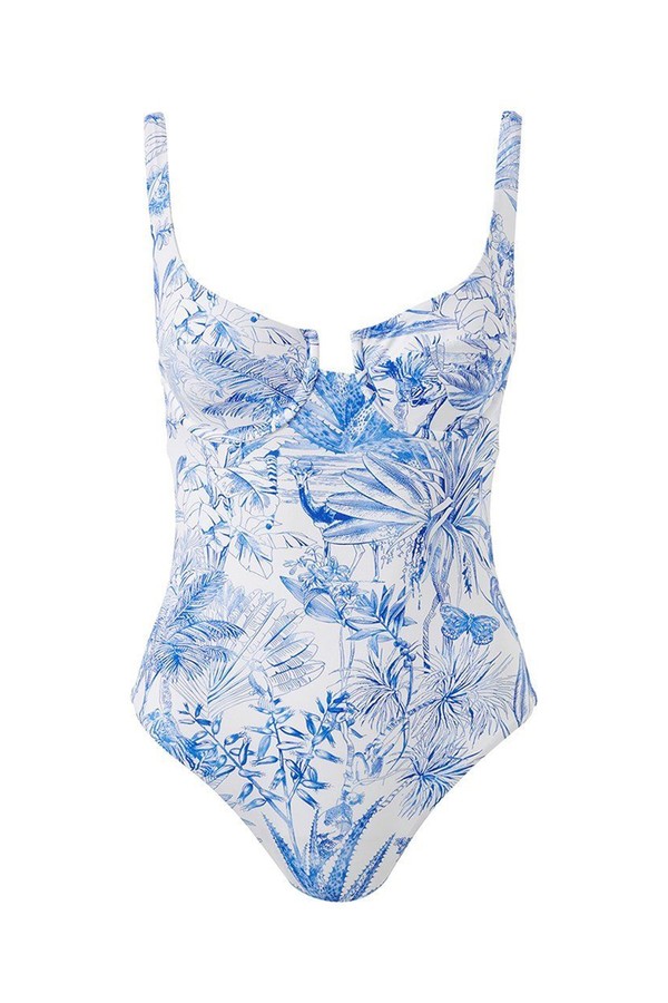 Sanremo Blue Tropical Swimsuit from Melissa Odabash