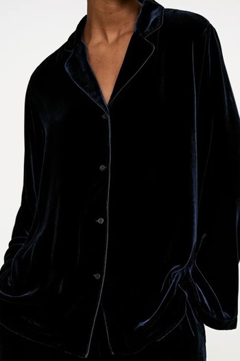 Velvet Pyjama Shirt from ARKET