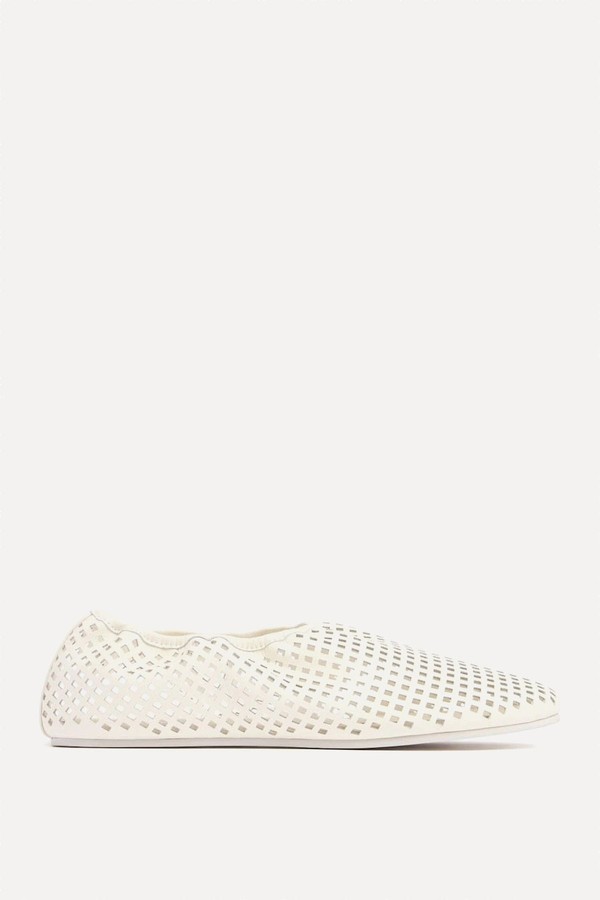 Envelope Leather Ballerina Flats from St Agni