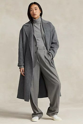 Wool-Blend Wrap Coat  from Ralph Lauren 