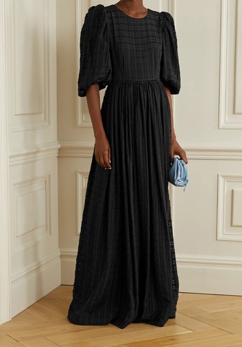 Isa Seersucker Maxi Dress from Stine Goya