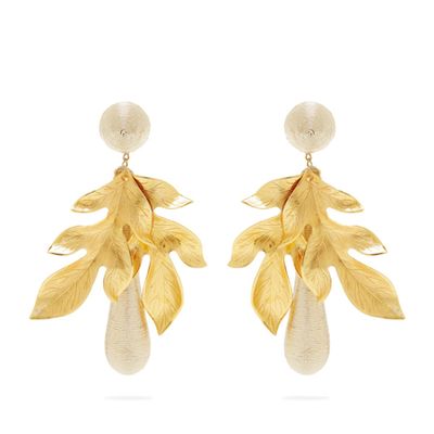 Violetta 14kt Gold-Plated Earrings from Rebecca de Ravenel