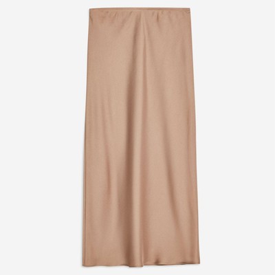 Satin Bias Midi Skirt from Topshop