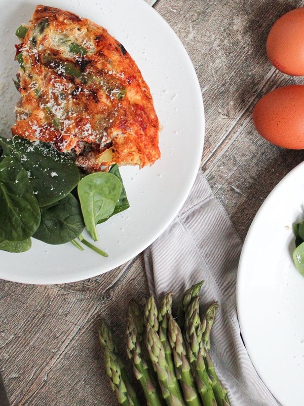 Spanish Asparagus Frittata 