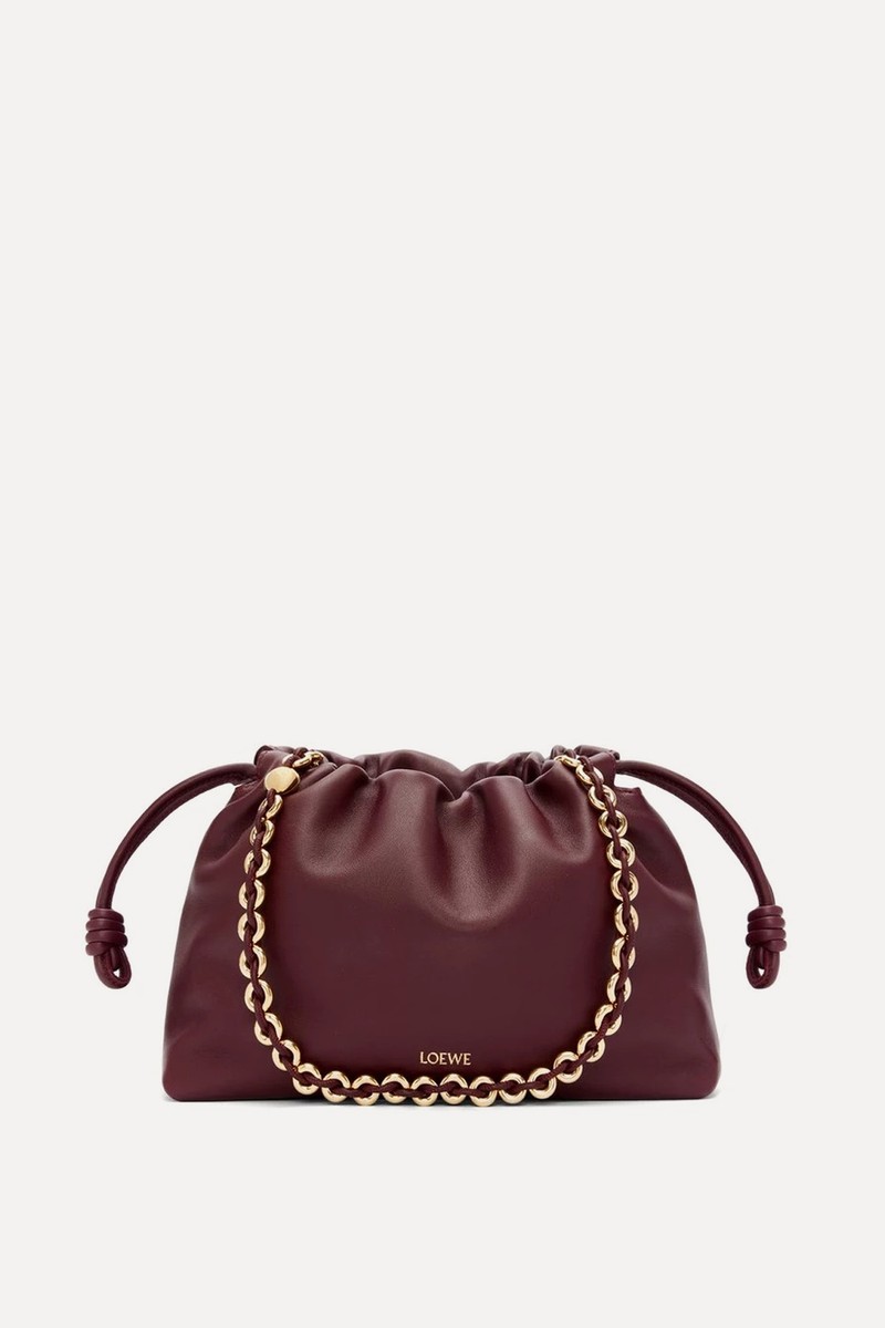 Flamenco Leather Clutch Bag from Loewe