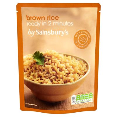 Microwave Brown Rice from Sainsbury's