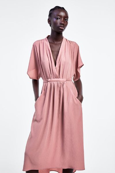 Dress With Belt from Zara