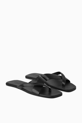 Leather Flip Flops  from COS